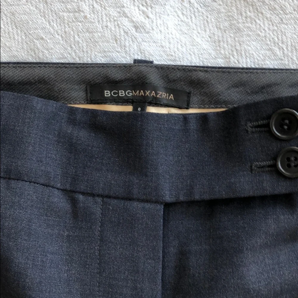 BCBG heather navy dress pants - Picture 2 of 3